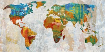 Paul Duncan - Abstract World Map 