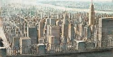 New York - City View of Manhattan