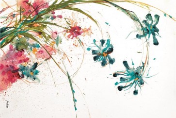 Jan Griggs - Blooming Blue On While  