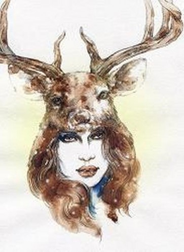 Woman Wearing a Mask 