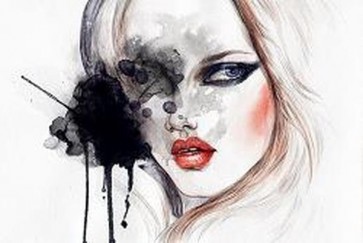 Abstract Beautiful Woman 