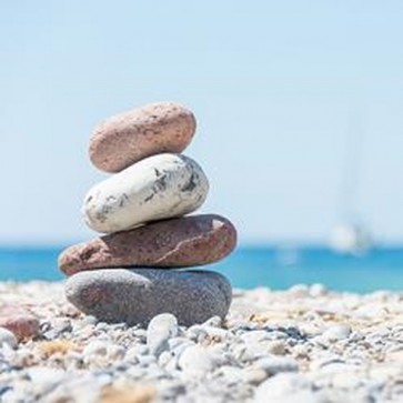 Relaxing On The Beach 