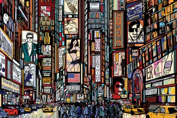 Times Square - Pop Art