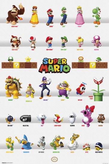 Super Mario - Characters