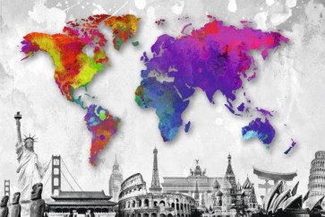 World Map - Wonders