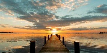 Pangea Images - Morning Lights on a Jetty (detail)