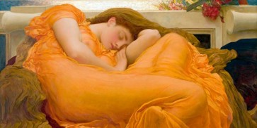 Frederic Leighton - Flaming June (detail)