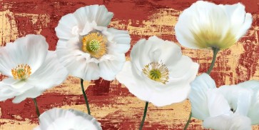 Leonardo Sanna - Washed Poppies (Red and Gold)