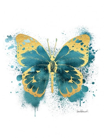 Amanda Greenwood - Butterfly Gold and Indigo