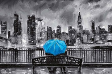 PD Moreno - Fine Art - Blue Umbrella