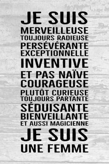 Je suis merveilleuse - Femme