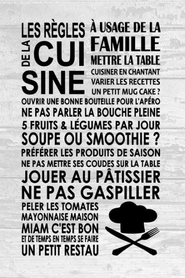 Les règles de la cuisine II