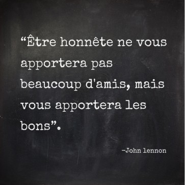 John Lennon - Être honnête