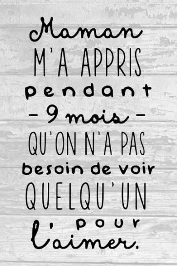 Maman m'a appris