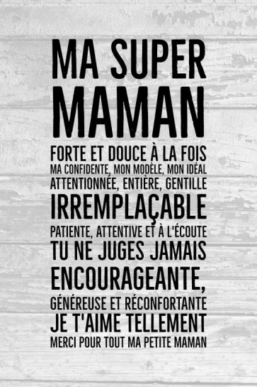 Ma super maman