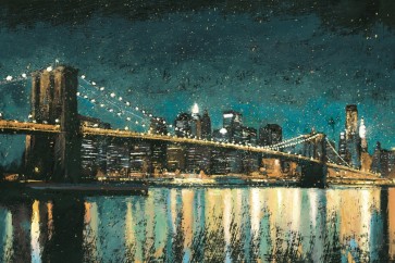 James Wiens - Bright City Lights Teal I