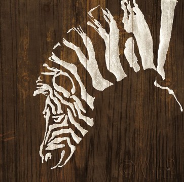 Chris Paschke - White Zebra on Dark Wood