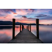 Dennis Aquino - Wooden Jetty Sunset I