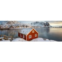 Blair Stevenson - Lofoten Islands - Traditional Norwegian Fishing Hut in Winter