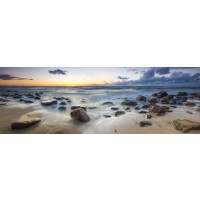 Evan Gross - Big Stones at the Beach - Sunset
