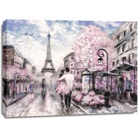 Arthur Heard - Paris View - Eiffel Tower II - Pink