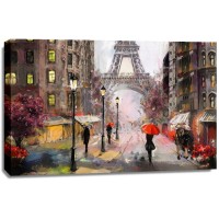 Arthur Heard - Paris View - Eiffel Tower IV - Red