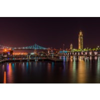 Jeremy Dunn - Montreal - Jacques Cartier Bridge At Dusk