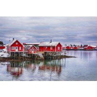 Blair Stevenson - Lofoten Islands - Traditional Norwegian Fishing Huts in Winter III