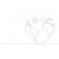 Line Art - Heart - Love Of The World I