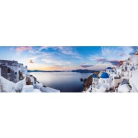 Lauren Valentino - Greece - Santorini - Skyline Sunset Panorama