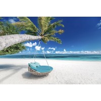 Dolores Flowers - Swing Chair at The Beach I