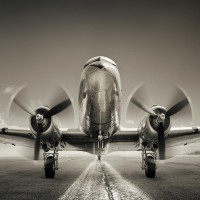 Adrian Smith - Airplane On A Runway