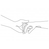 Line Art - Hands - Don’t Go