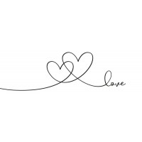 Love - Stylish Handwritten - Heart I