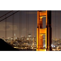 San Francisco - Golden Gate Bridge Closeup