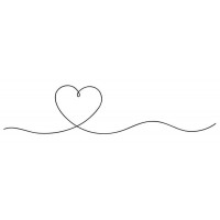Line Art - Heart - Line Of Love I