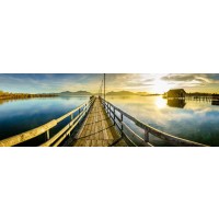 Dennis Aquino - Wooden Clean Landing Jetty Sunset II