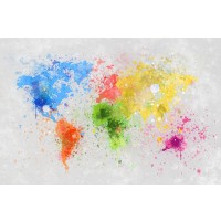 Maps - Watercolor - Splash