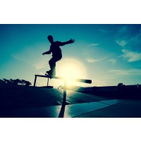 Leslie Walters - Sports Silhouettes - Skateboard