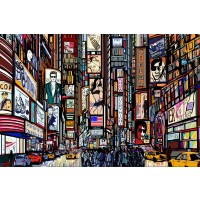Pop Studio - New York - Times Square Cartoon
