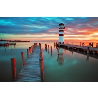 Finch Love - Lighthouse At Lake Neusiedl, Austria I