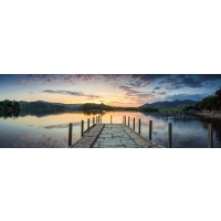 Dennis Aquino - Wooden Clean Landing Jetty Sunset