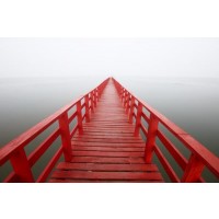 Maurizio Samperi - Jetty - Red Foggy Day