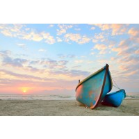 Omero Rosica - Boat At Sunset