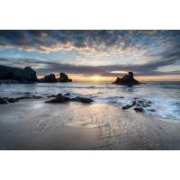 Beach - Rocky Sunset IV