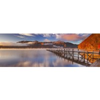 Dianna Luca - Wooden Jetty - Colourful Sunset
