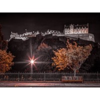 Assaf Frank - Edinburgh Castle at night, FTBR-1859