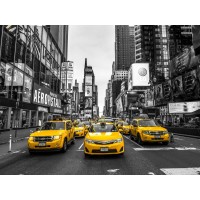 Assaf Frank - Panoramic view of illuminated Manhattan skyline at twilight - New York City