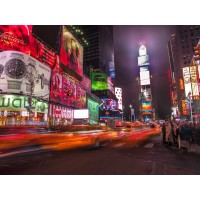 Assaf Frank - View of Broadway and Times Square at night - New York