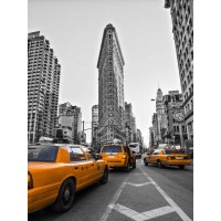 Assaf Frank - Traffic in front of Flatiron Building, Manhattan, New York
